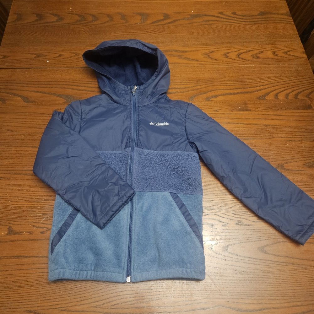 Columbia Blue Hooded Jacket